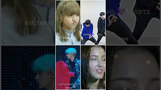 Lisa 💗 vs Bts 💜 Momoland 💓  Who is favourite  Lisa Jungkook Taehyung Nanusy momoland btsshorts [upl. by Hgielac]