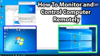 How to Monitor and Control computer in real time [upl. by Omari]