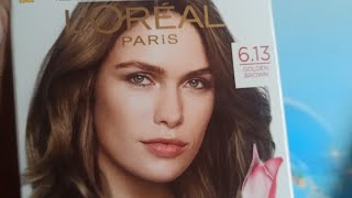 LOREAL PARIS 63 Golden Brown hair colour  Turn black hair into brown [upl. by Aniaj992]