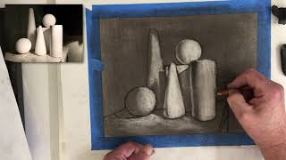 Reductive Charcoal Drawing [upl. by Nicolau624]