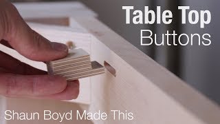 How to Attach a Table Top with Buttons [upl. by Iaw869]