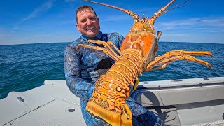 The Biggest Lobster Ive EVER SEEN Catch Clean Cook Whole Roasted Lobster [upl. by Ahsemal]