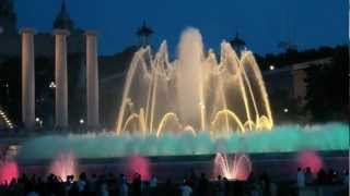 La Fontana Magica di Montjuic  Barcellona 2012 [upl. by Tager]