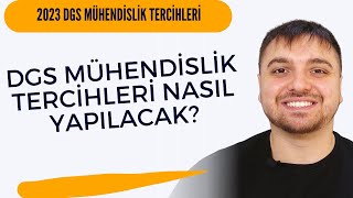 2023 DGS Mühendislik Tercihi Nasıl Yapılır Mühendislik Sıralamalar Nasıl Olacak [upl. by Franciska]