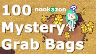 Opening 100 Mystery Grab Bags from Nookazon [upl. by Lenuahs952]