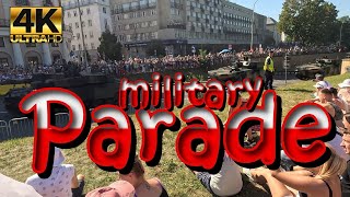 4K Military parade in Warsaw 15082023 The day of Polish Armed Forces parade military warsaw [upl. by Atwater70]