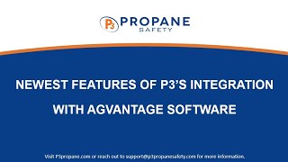 Newest Features of P3’s Integration with AgVantage Software [upl. by Anetsirk401]