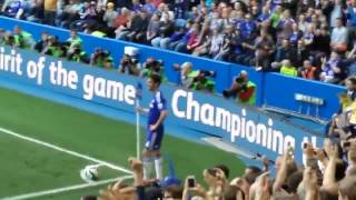 Cesc Fabregas appreciates Chelsea Fans Singing Fan Footage  HD [upl. by Terrance]