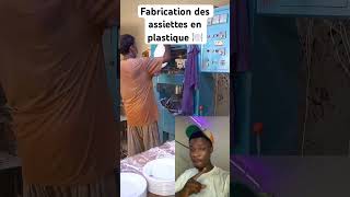 Fabrication des assiettes en plastique 🍽️ [upl. by Anirdua]