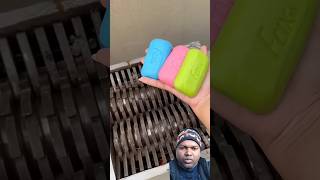 Asmr soap crushing satisfying shredder soap [upl. by Anoed]