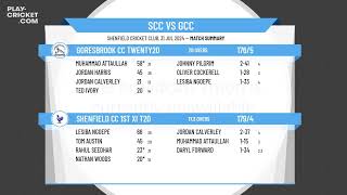 Shenfield CC 1st XI T20 v Goresbrook CC Twenty20 [upl. by Boiney581]