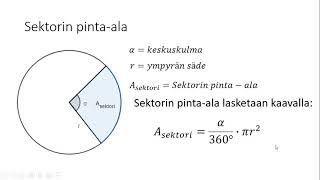 Sektorin pintaala [upl. by Bambi933]