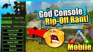 Ark Mobile  Is God ConsoleCheats A Total RipOff Rant  iOSAndroid Update [upl. by Ynar417]