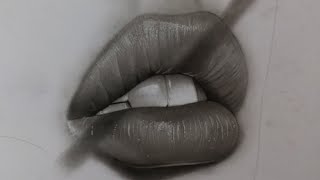 HyperRealistic Lips drawing Tutorial  Ultimate StepbyStep Guide [upl. by Ayojal453]