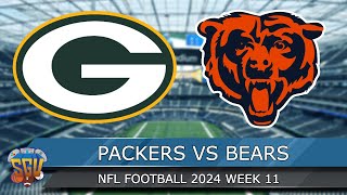 Green Bay Packers vs Chicago Bears  NFL Week 11 2024 Full Game Highlights  Madden 25 Sim [upl. by Minerva536]