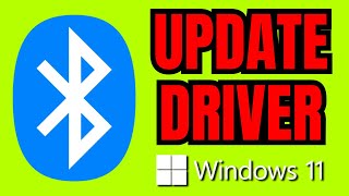 How To UPDATE Bluetooth Driver Windows 11 Quick amp Easy [upl. by Elsy]