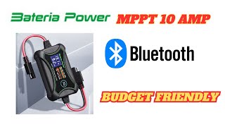 Budget MPPT Bateria Power Bluetooth 10 Amp Solar Charge Controller diysolar solar lifepo4 mppt [upl. by Newel]