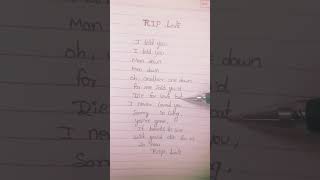 RIP LOVE  Faouzia lyrics [upl. by Remy]