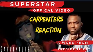 Carpenters  Superstar REACTION VIDEO [upl. by Osmund]