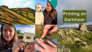 Reduction Wood Engraving Printing on Dartmoor [upl. by Cindie]