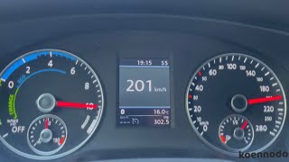 Volkswagen Jetta 14 TSI HYBRID Stage 1  Acceleration 0200 kmh [upl. by Aneek]