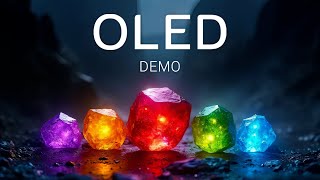 Gemstones OLED Demo HDR 4k Ultra HD Dolby Vision 60fps  Breathtaking Jewelry [upl. by Shanie]