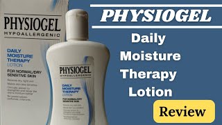 Physiogel Daily Moisture Therapy Lotion Review Lotion for sensitive skin [upl. by Guod]