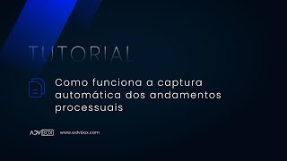 Menu Intimações  Como funciona a Captura Automática de andamentos processuais [upl. by Okin420]