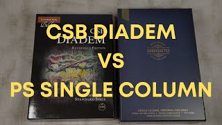 CSB Diadem vs Personal Size Single Column [upl. by Barsky899]