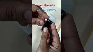 Spy Voice Recorder 8gb Inbuilt voicerecording audiorecorder spy viralvideo [upl. by Aihsas218]