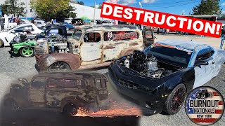 DESTRUCTION at Burnout Nationals Middletown New York [upl. by Elysia]