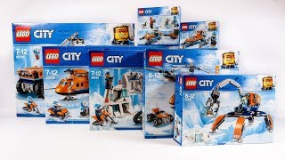 ALL LEGO City Arctic 2018 CollectionCompilation [upl. by Myrtia506]