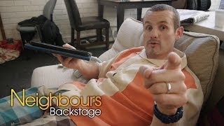 Neighbours Backstage  Ryan Moloney Toadie Rebecchi [upl. by Haidebej]