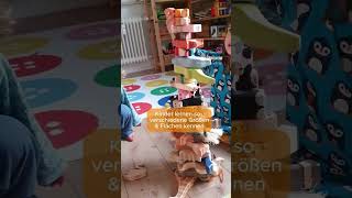 Stapelspiel mit Holztiere von Holztiger  Hack Liegend leichter für kleinere Kinder als stehend [upl. by Halehs]