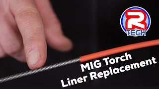 How To  Euro MIG Torch Liner Replacement  RTech MB15  MIG Welding  Welding Tips [upl. by Etteuqal]