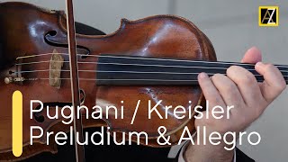 PUGNANI  KREISLER Praeludium and Allegro  Antal Zalai violin 16 🎵 classical music [upl. by Elisa164]