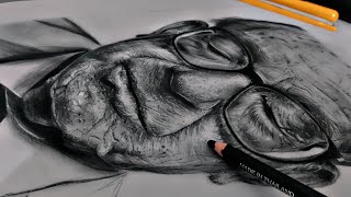 Every Detail Counts A HyperRealistic Face Drawing Timelapse [upl. by Hesther]