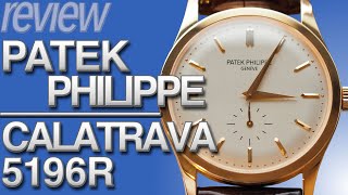 パテック・フィリップ カラトラバ 5196R PATEK PHILIPPE Calatrava 実機レビュー！ [upl. by Georgette91]