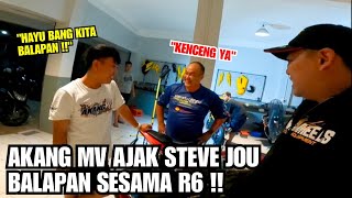 AKANG MV AJAK STEVE JOU BALAPAN SESAMA R6 [upl. by Noscire]