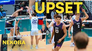 Insane Mens Volleyball Upset 1 GCU vs 4 UCI  Nekoba Visuals Highlights [upl. by Vezza]