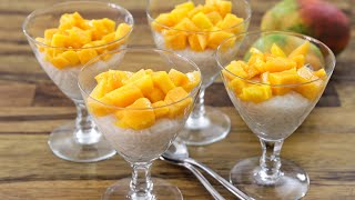 Tapioca Pudding Recipe  Vegan Mango Tapioca [upl. by Hong]