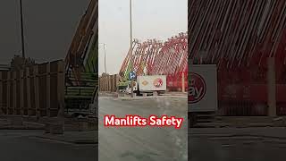 Manlift Safety is so important II ksa defensivedriving riyadh capital city riyadhsaudi riyadh [upl. by Jasper]