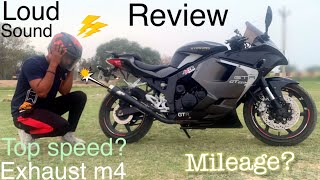 Hyosung gt250r  review in hindi  exhaust sound  Modification  top speed  mileage [upl. by Eihcir489]