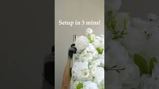 The Most Popular Flower Wall in 2024  Perfect for every Event Planner amp Wedding Organizer [upl. by Azmuh495]