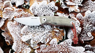 Real Steel Knives  CVX80  N690  Micarta  Fixed Messer Review [upl. by Atlante]