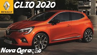 Novo Renault Clio 2020  Detalhes da nova Geração  Top Carros [upl. by Eelyram]