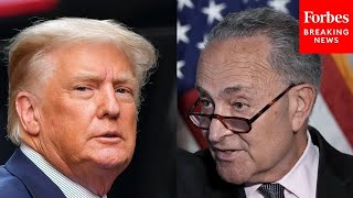 The Most Conservative Unhinged And Extreme Agenda Schumer Blasts Trump Over Project 2025 [upl. by Ellennahc]