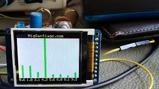 FFT shown on ST7735 from NXP S32K144 and electret microphone [upl. by Ramak]