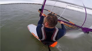 Learning to Foil VLOG 8 Foiling on Naish Surf XL foil with Hover 142 replaced WS foil [upl. by Thorner51]