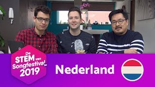 Eurovision 2019 Netherlands – Reaction video in Dutch  Songfestivalbe [upl. by Holofernes372]